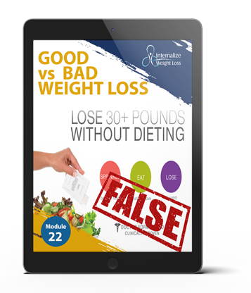 good vs bad weight loss